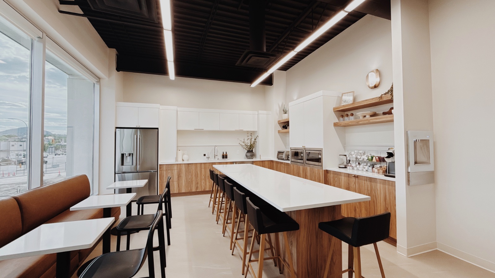 Recent commercial kitchen and break room renovation, Okanagan